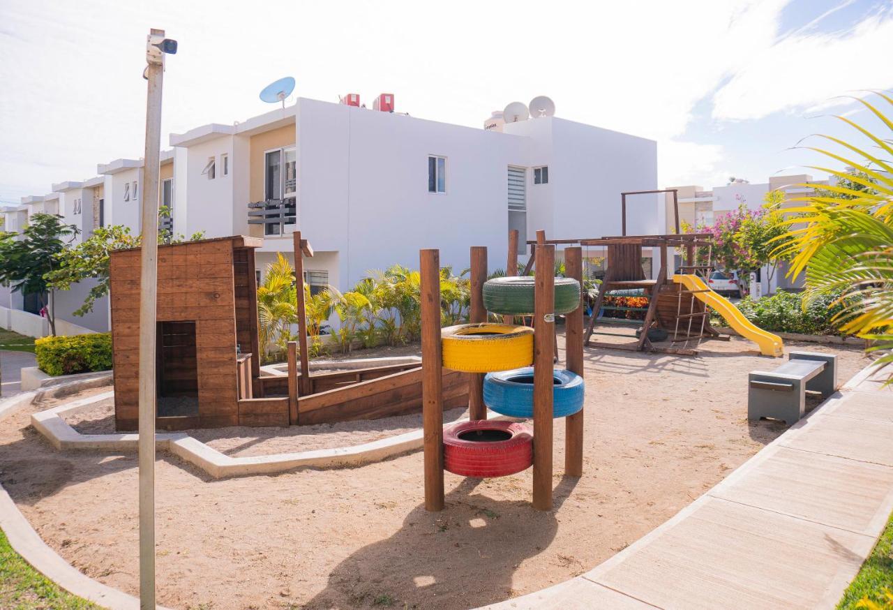 Casa En Privada Frente A La Playa Con Alberca! Villa Mazatlan Bagian luar foto
