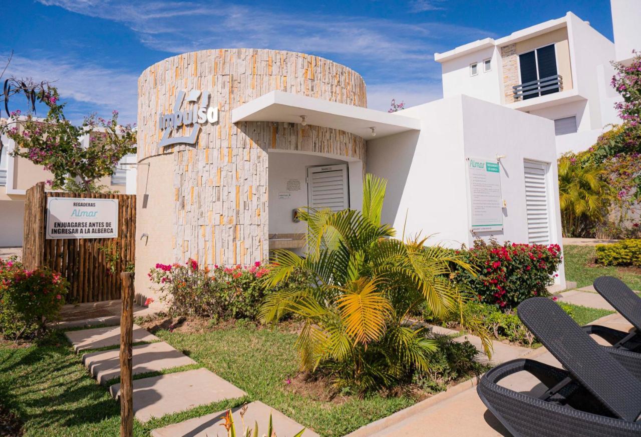 Casa En Privada Frente A La Playa Con Alberca! Villa Mazatlan Bagian luar foto