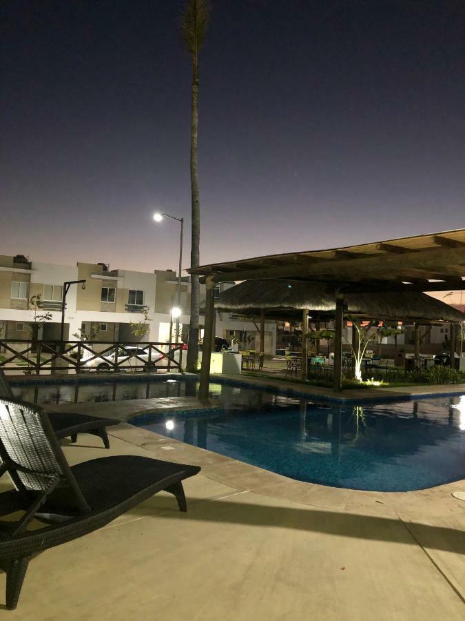 Casa En Privada Frente A La Playa Con Alberca! Villa Mazatlan Bagian luar foto